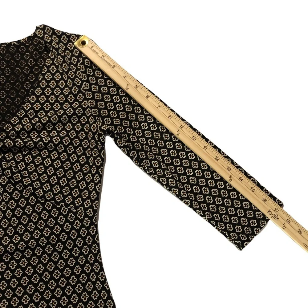 MICHAEL Michael Kors Daisy‎ Print 3/4 Sleeve Dress Size 4